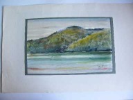 AKWARELA SOLINA JAWOR 1984 ROK