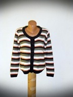 SWETER DAMSKI W PASY ROZMIAR 44