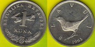 CHORWACJA 1 Kuna 1993 r.