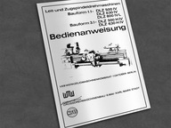 Instrukcja DTR: Tokarka WMW DLZ 500, 630, 800.