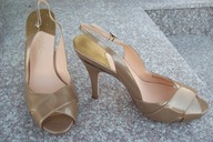 COLE HAAN AIR nr 42/11B beżowe sandały skóra nowe