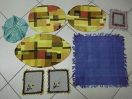 Serwetki kolorowe różne, 8 szt.