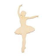 5x BALETNICA ze sklejki dekor do ozdabiania blt4 15cm