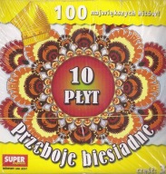 PRZEBOJE BIESIADNE cz.3 10 PŁYT 100 HITÓW FOLIA !