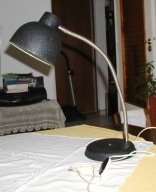 elektryczna lampa na biurko z PRL-u