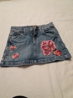 SPÓDNICZKA dżinsowa 4+ PLACE ze spodenkami