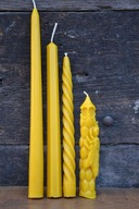 ŚWIECE z WOSKU PSZCZELEGO RÓŻNE WZORY