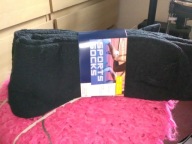 SKARPETY SPORTOWE CZARNE PRIMARK 4 PARY 4 PARY