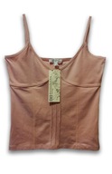 BANDOLERA bluzka_ gorsetowy top_pudrowy róż_rozmiar: 38