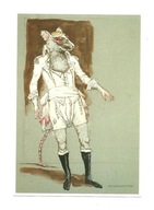 Pocztówka - Balet / 'Dziadek do orzechów' - Król Myszy / projekt kostiumu