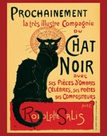 Chat Noir Steinlen - plagát 40x50 cm
