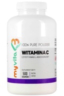 Suplement diety MyVita WITAMINA C Proszek witamina C proszek 500 ml 500 g 1 szt.