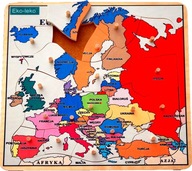 ➲ Larsen ✧ Puzle mapa físico de Europa
