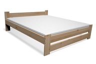 Łóżko podwójne drewniane Pamax 120x200 cm sosna