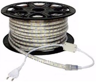 LED PÁSEK 230V VODOTĚSNÝ SET 25M STUDENÝ TEPLÝ