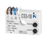 Wyłącznik pojedynczy Czasowy, Podtynkowy Elektrobock biały CS3-1B