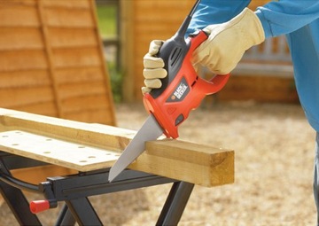 РЕЦИМЕРНАЯ ПИЛА VISICA SAW 239 мм 400 Вт BLACK DECKER KS880EC