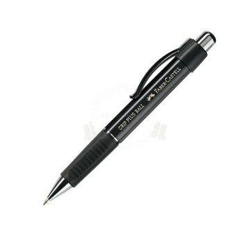 Ручка Grip plus 1407 ЧЕРНЫЙ МЕТАЛЛИК FABER-CASTELL