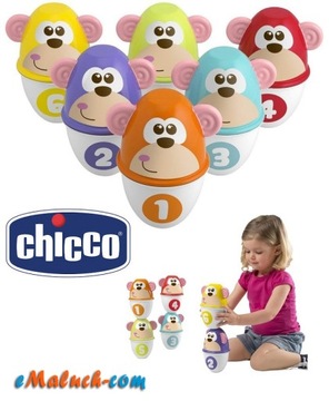 Chicco - разноцветные кегли ИЗУЧАЕМ ЦИФРЫ и ЦВЕТА 24 часа в сутки