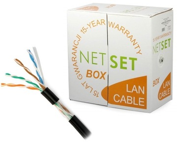 NETSET BOX U/UTP PE 5e черный кабель, витая пара 305