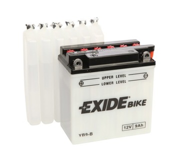 Мотоциклетный аккумулятор Exide YB9-B 12В 9Ач 100А