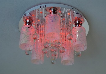 370 NOWOCZESNY ŻYRANDOL LAMPA SUFITOWA PLAFON LED