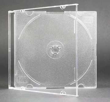 Прозрачная коробка для CD/DVD slim 200 шт.