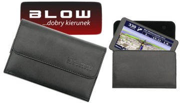 Магнитный кожаный чехол-чехол BLOW HDD с навигационным диском 120 х 83 х 15 мм.