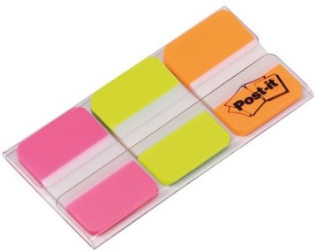 POST-IT (686-PGOEU) 3M СИЛЬНЫЕ ИНДЕКСИРОВАННЫЕ ЗАКЛАДКИ