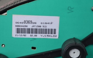 фото thumb №10, Спідометр  прилади peugeot 206 2,0 hdi 9648836980