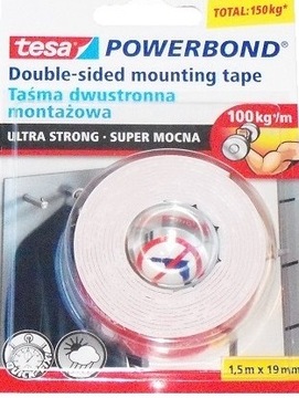 Лента монтажная двусторонняя TESA ULTRA STRONG 1,5 м