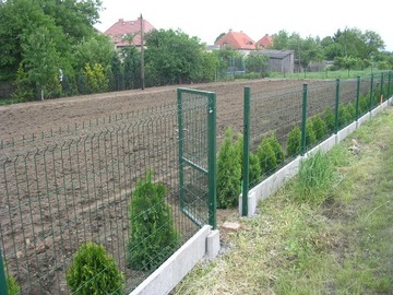 Комплектный панельный забор, 153 см, цвет: проволока 5 мм.