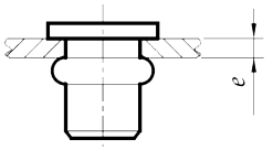 Заклепки-гайки М8, плоский фланец, алюминий, 10 шт.