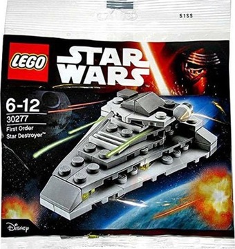 LEGO Star Wars 30277 ЗВЕЗДНЫЙ РАЗРУШИТЕЛЬ ПЕРВОГО ПОРЯДКА LEGO Подарочный пакет LEGO, размер S