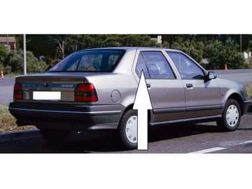 фото thumb №2, Скло дверна права зад малий renault 19 i шасі
