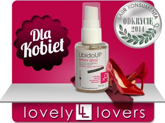 Lovely Lovers LibidoUP SPRAY 50ml = WIĘKSZY ORGAZM