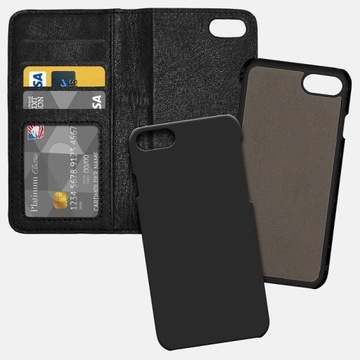 Portfel na telefon + etui MOC Mag Wallet Black