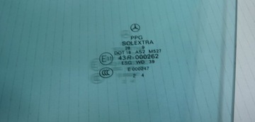 фото thumb №2, Mercedes w251 стекло дверь левая перед передняя синяя 09r