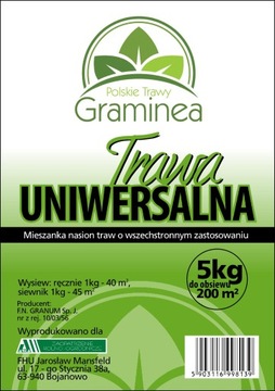 Трава газонная Graminea универсальная 10 кг