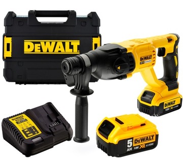 DeWalt DCH133P2 Młotowiertarka 2x 5Ah +MAKITA 17cz