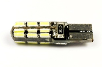 Лампа W5W с 24 светодиодами SMD 3014 T10.