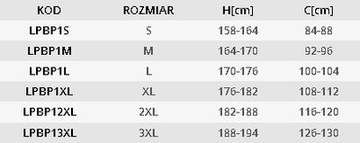 BLUZA POLAROWA CZARNA LAHTI PRO L40101 ROZM 3XL