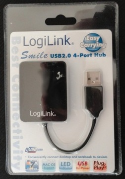 HUB USB 2.0 4x портовый разветвитель Smile Szczecin