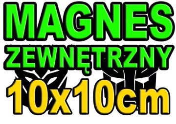 АВТОМОБИЛЬНЫЙ РЕКЛАМНЫЙ МАГНИТ 10x10 см ВОДОНЕПРОНИЦАЕМЫЙ