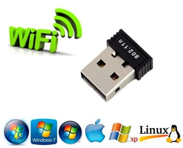 Беспроводная сетевая карта Wi-Fi USB Nano Mini N