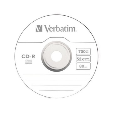 VERBATIM CD-R 700MB торт 100 шт дополнительная защита!