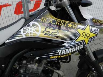 Yamaha WR 125 X шпонированные наклейки ЖЕЛТЫЙ НАБОР