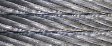 стальной канат с крюком HS - 12мм х 40м 10,2т 6х36