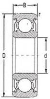 Подшипник 623 ZZ - 3х10х4 мм