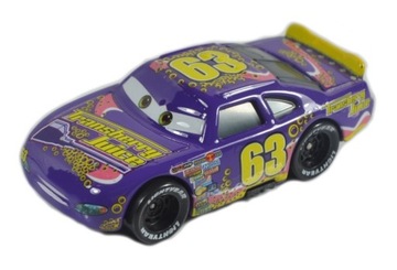 MATTEL CARS CARS LEON GAZER NO.63 LEE REVKINS TRANSBERRY JUICE 1:55 от PL